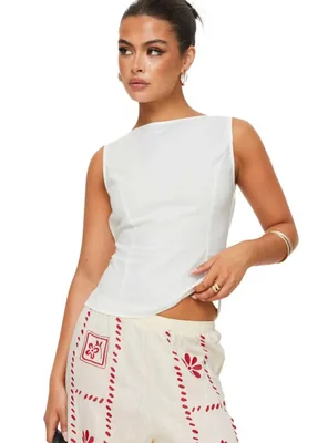 Blusa Princess Polly Lilitina blanca