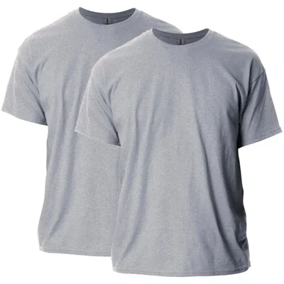 Camiseta Gildan G2000 Pack de 2 gris deportivo 4XL
