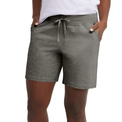 Shorts Hanes Jersey con bolsillo y cordón ajustable de 18 cm