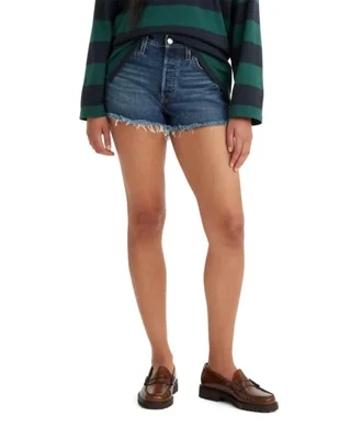 Shorts Levi's 501 Mujer Tiro Alto Índigo Oscuro Talle 31