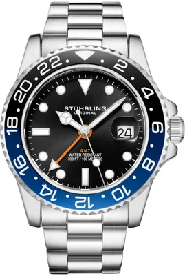 Reloj Stuhrling Original 42 mm Cuarzo GMT Acero Inoxidable