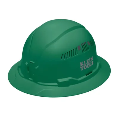 Casco de seguridad Klein Tools 60941 Ventilado borde completo verde
