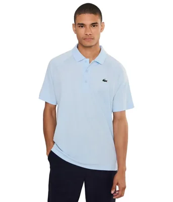 Camisa Polo Lacoste Talla Grande Azul Bebé con Protección UV