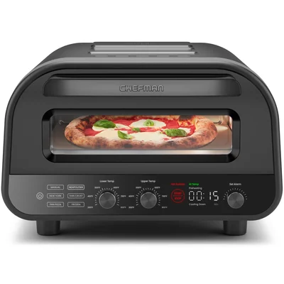 Horno De Pizza Chefman Negro 800 F 1700 W - Venta Internacional.