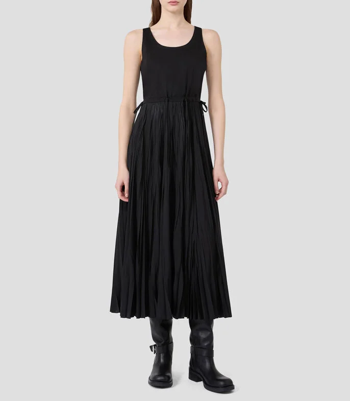 Vestido largo Negro Mujer
