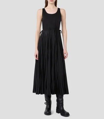 Vestido largo Negro Mujer