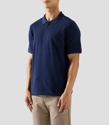 Playera Tipo Polo Manga Corta Hombre