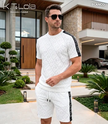 Conjunto Para Hombre Slim 2Pzas Short-Playera Comodo Moda