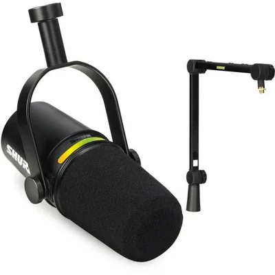 Micrófono Shure MV7+ Podcast USB‑C/XLR Negro