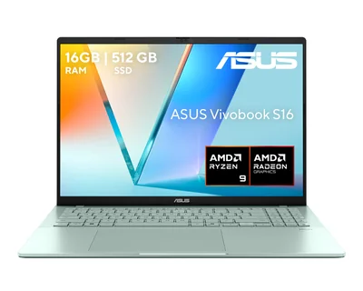 Laptop Asus Vivobook S16 16 Pulgadas AMD Ryzen 9 16 GB RAM 512 SSD