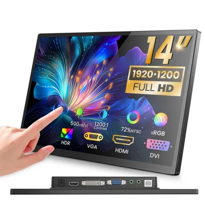 Monitor Forzola 36 cm FHD Pantalla Táctil HDMI VGA DVI