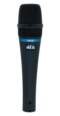 Micrófono Heil Sound PR 22 UT Dinámico Utilitario Negro