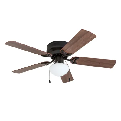 Coolfan Ventilador de Techo de 42 pulgadas con Luz, 5 Aspas Reversibles de Madera con Control de Cadena, Modelo Bossa Nova