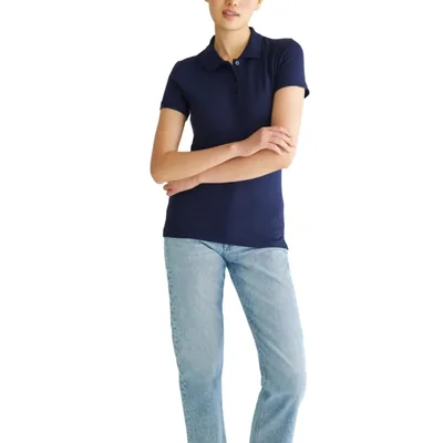 [ Polo AEROPOSTALE Mujer Manga Corta Corte Entallado ]