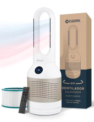 Ventilador 3 en 1 Esquimal con control remoto 8 velocidades