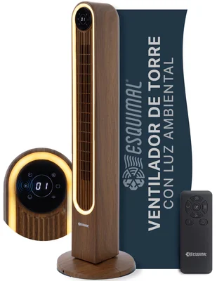 Ventilador de torre Esquimal con control remoto 4 velocidades