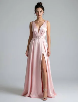 Vestido largo de fiesta maniju para mujer