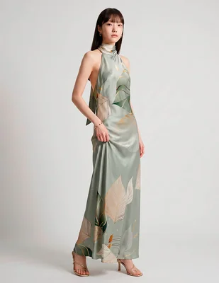 Vestido maxi de fiesta rue para mujer