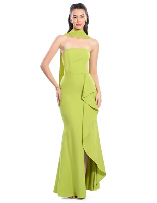 Vestido largo de fiesta Eva Brazzi escote regular para mujer