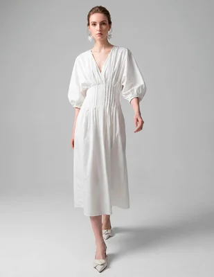 Vestido midi formal kur.kuma para mujer
