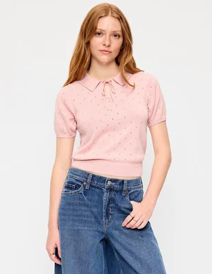 Blusa old navy manga corta para mujer