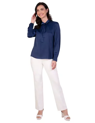 Blusa atelier petite manga larga para mujer