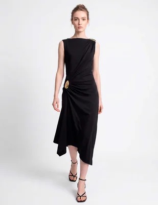 Vestido midi de noche kur.kuma para mujer
