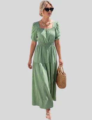 Vestido midi Malabis para mujer
