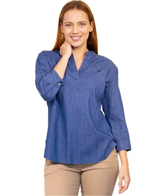 Blusa Ferrioni Shade manga 3/4 para mujer