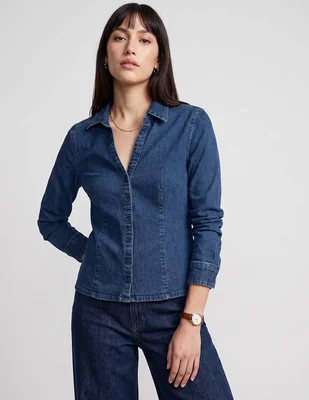 Blusa manga larga para mujer