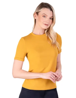 Blusa atelier petite manga corta para mujer