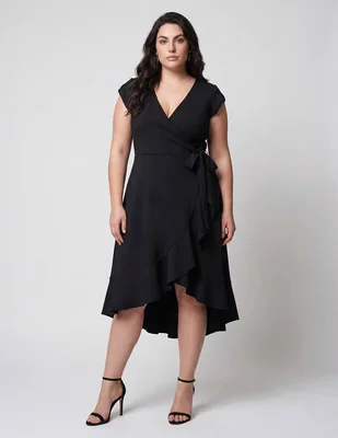 Vestido a la rodilla casual para mujer
