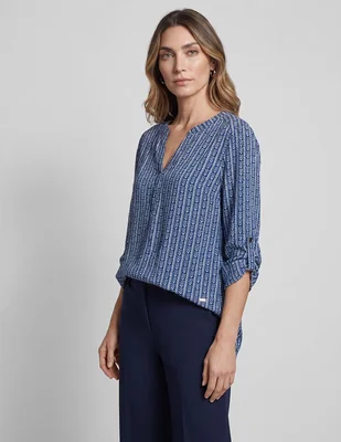 Blusa Ferrioni manga 3/4 para mujer