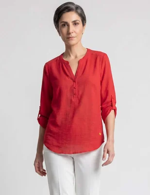 BLUSA FERRIONI M29200 3/4 CON ELEVADOR