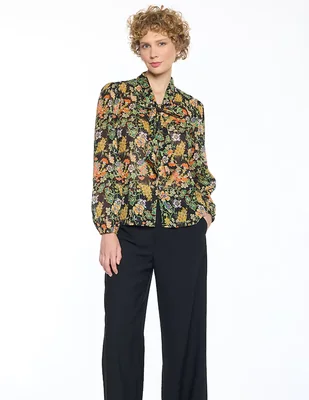 Blusa Foley's manga larga para mujer