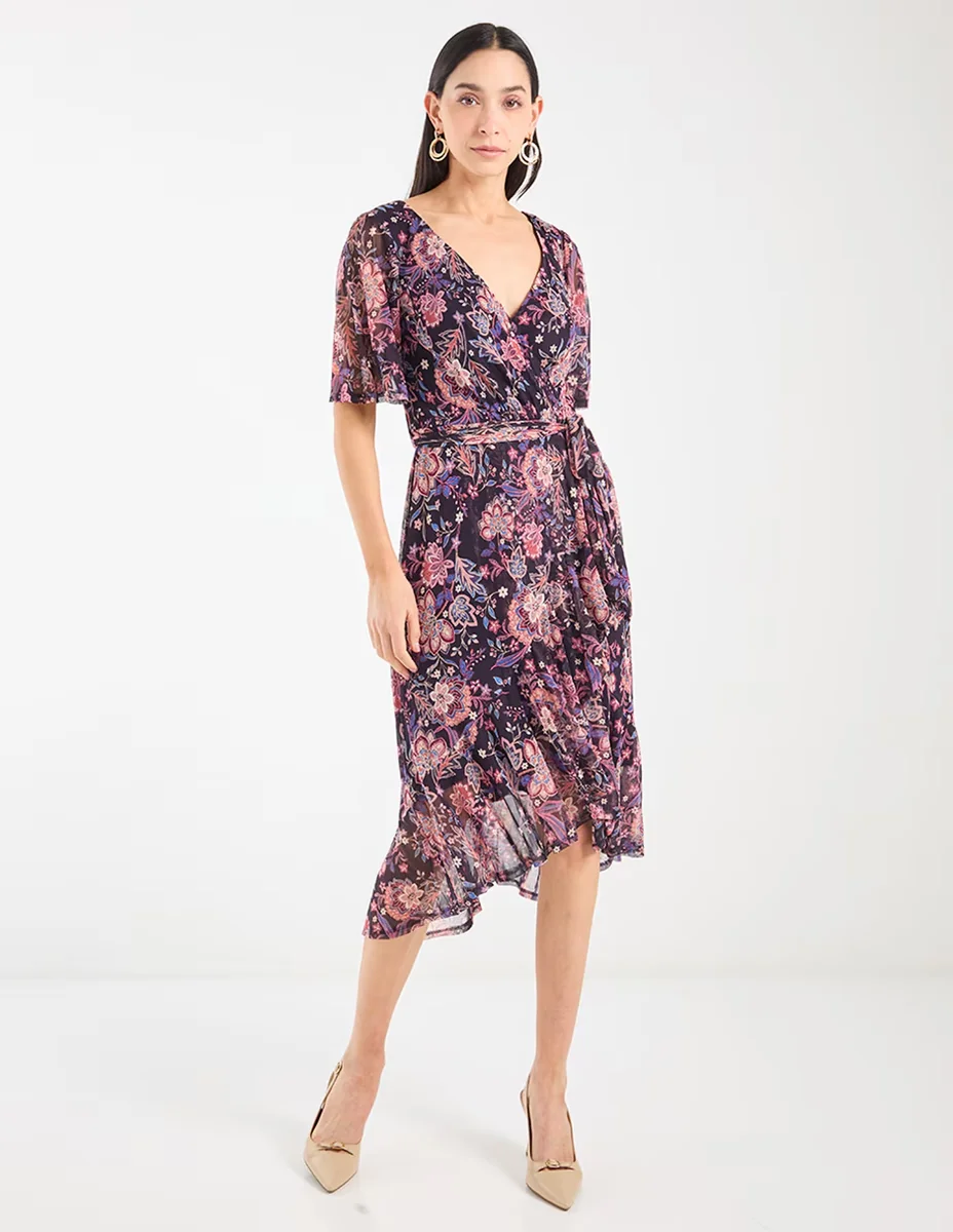 Vestido 3/4 casual Connected Apparel para mujer