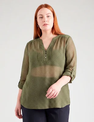Blusa davinchy blusa manga 3/4 para mujer