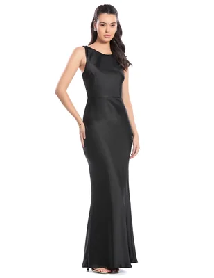 Vestido largo de fiesta Eva Brazzi espalda abierta para mujer