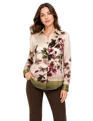 Blusa Foley's manga larga para mujer