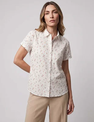 Blusa Ferrioni tipo camisera para mujer