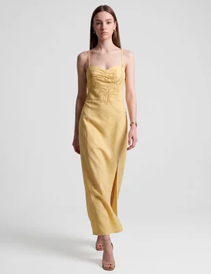 Vestido largo playa map para mujer