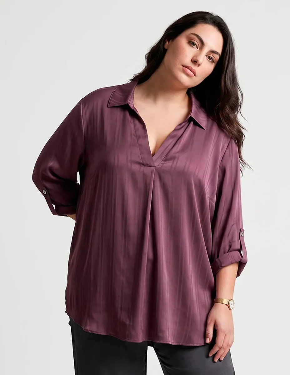 Blusa davinchy manga 3/4 para mujer