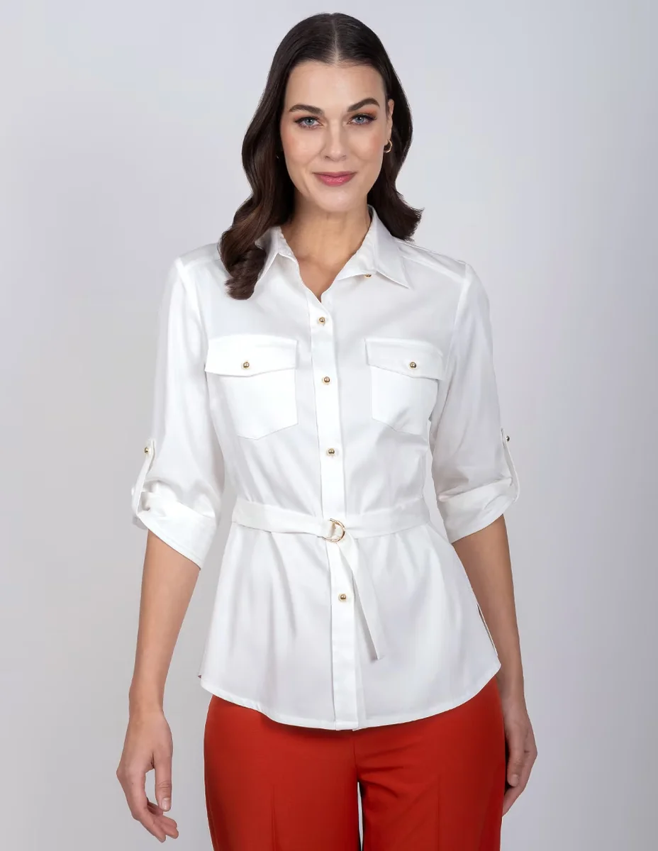 Blusa delirium manga larga para mujer