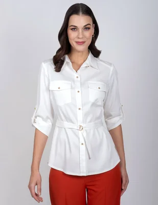 Blusa delirium manga larga para mujer