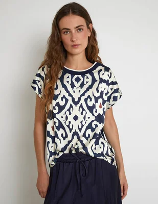 Blusa Trucco manga corta para mujer