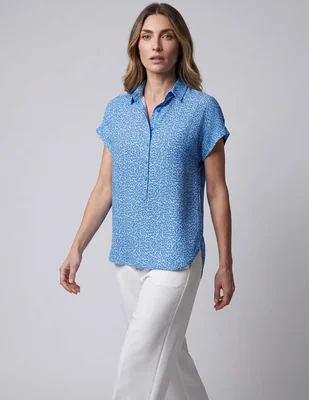 Blusa Ferrioni tipo camisera para mujer