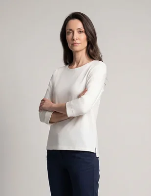 Blusa Damaia Atelier manga 3/4 para mujer