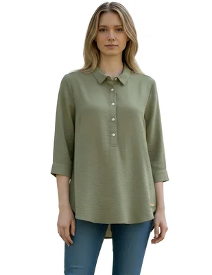 Blusa Ferrioni Maina manga 3/4 para mujer
