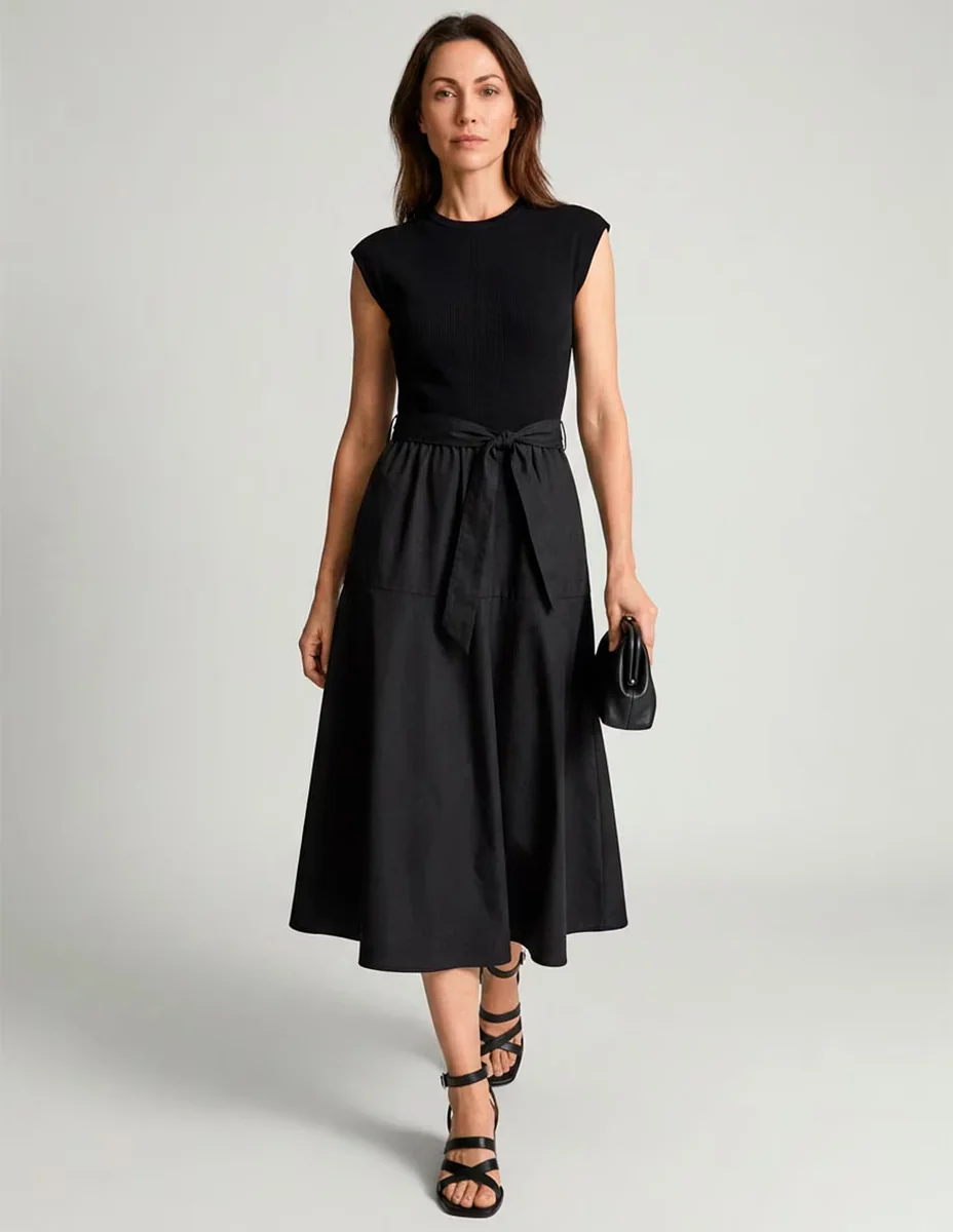 Vestido midi casual S Darren para mujer