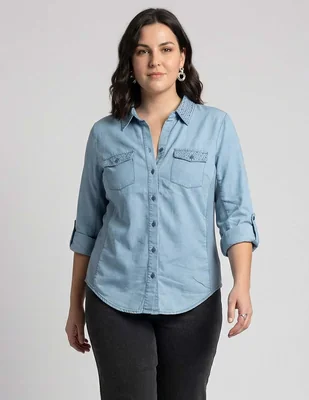 Blusa davinchy manga 3/4 para mujer